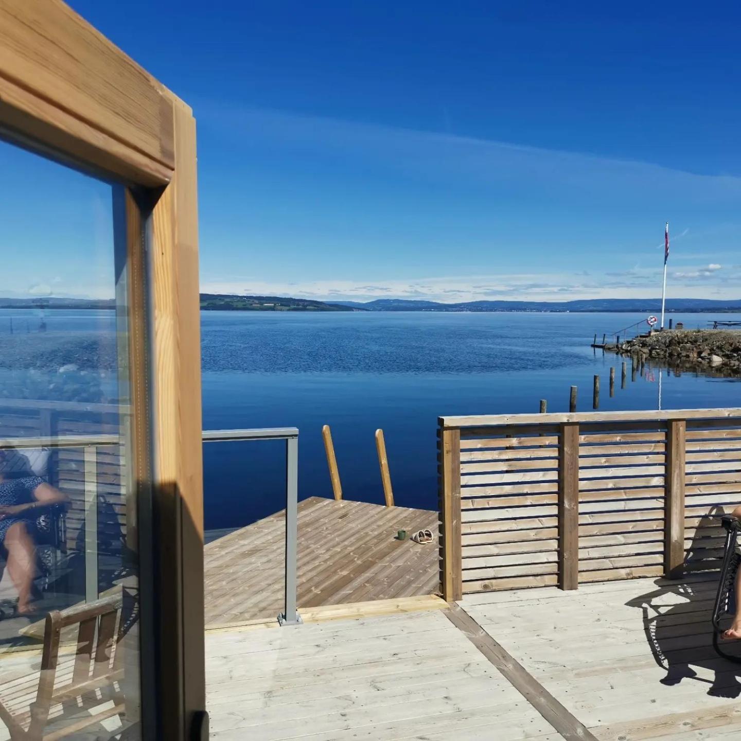 Idylliske Evjua Ved Mjosa Hotel Skreia Exterior photo