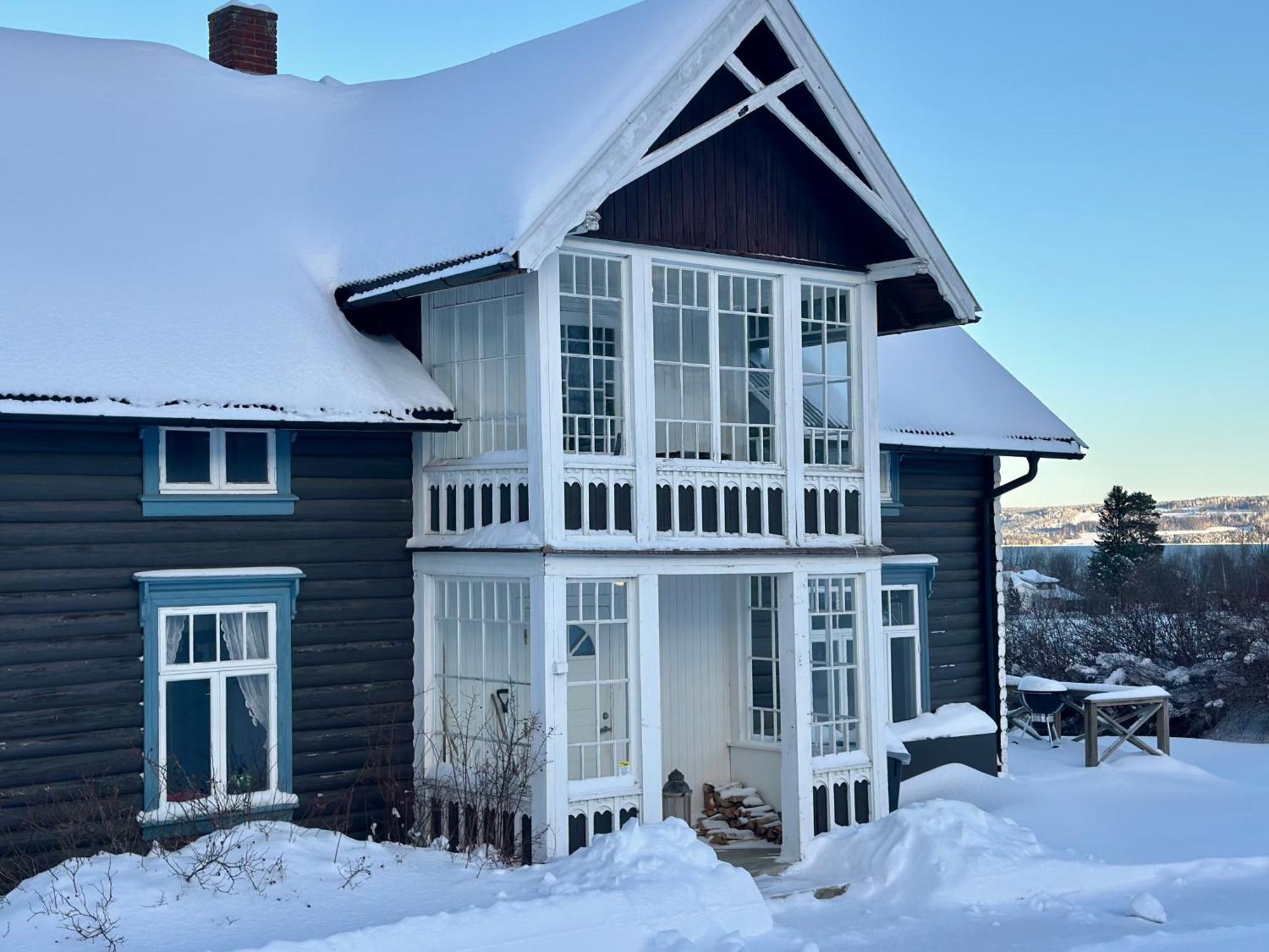 Idylliske Evjua Ved Mjosa Hotel Skreia Exterior photo
